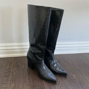 Mango knee high boots